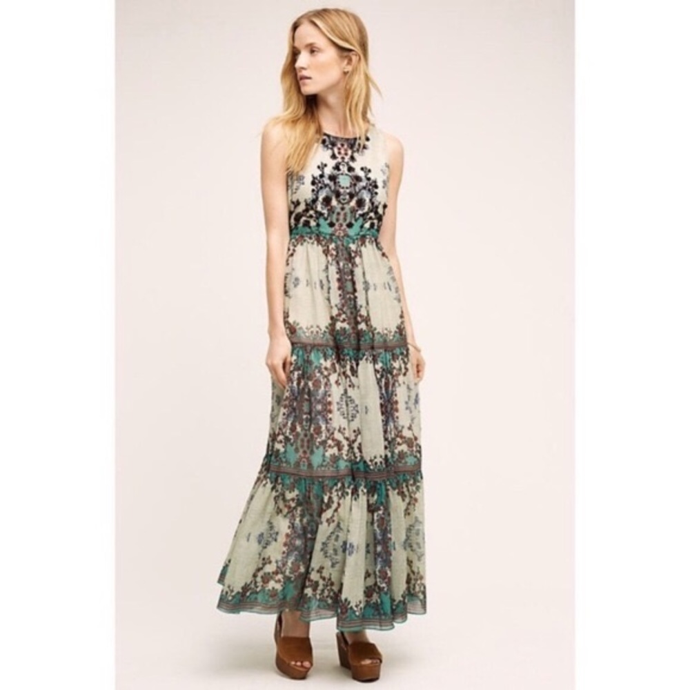 Bhanuni by Jyoti Madera Beaded Maxi Dress